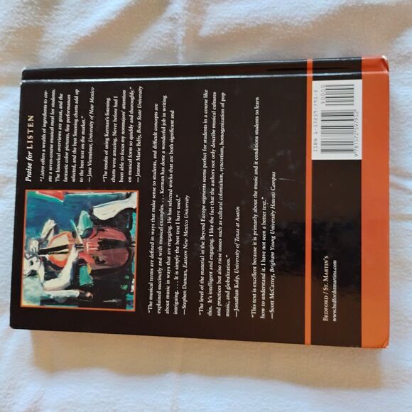 Listen Brief 4th Edition by Joseph Kerman and Gary Tomlinson Hardcover - Picture 2 of 8